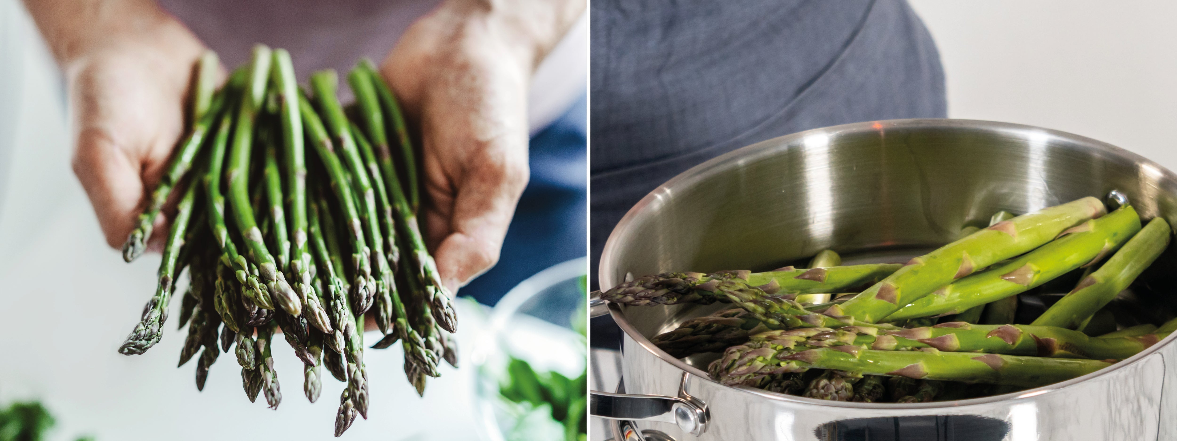 Berndes' Frühlingsliebling: Gedämpfter Spargel mit Zitronen-Butter & g ... Berndes' Frühlingsliebling: Gedämpfter Spargel mit Zitronen-Butter & g ...