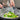 Spatula, new design, plastic, black - kitchen helper