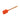 Silicone scraper, orange - kitchen helper