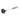 Stainless steel-plastic ladle, black - kitchen helper