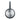 Crepe pan, induction 24 or 28 cm, aluminum, black