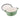 Roaster/cooking pot 31x24 cm, oval, cast iron, green - b.iron