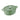 Roaster/cooking pot 31x24 cm, oval, cast iron, green - b.iron