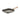 Grill pan 24 or 28 cm, aluminum, gray - Bonanza®